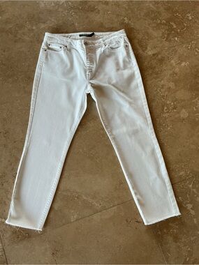 Lauren Ralph Lauren White Ankle Crop Jeans